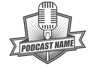 do exclusive podcast logo design