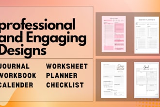 design interactive lead magnet pdf lead magnet checklist journal workbook pdf