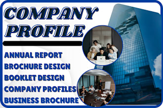 design company profile brochure proposal or annual report