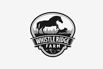 design small family farm and racing logo