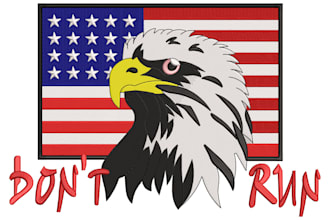 do perfect embroidery digitizing, logo, digitize image for embroidery, patch dst