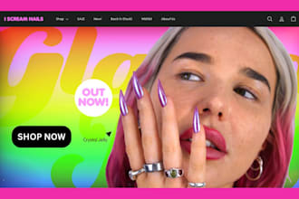 build nail extension website nail polish store nail shopify store nail care shop