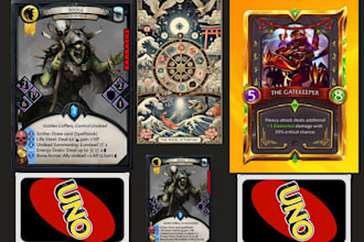 design card game deck, uno cards, tarot card trading card tcg ccg card template