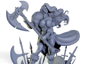 sculpt 3d model, characters, miniatures, action figures and toys for 3d printing