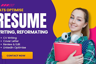 do tech ats resume writing, software IT CV writing, cover letter and linkedin