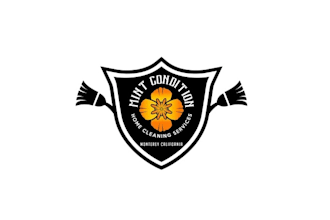 design unique home cleaning services logo