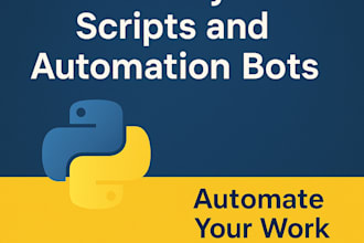 custom python scripts and automation bots
