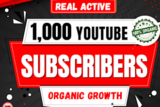 do 1k monetization approved subscriber in your youtube channel organically fast