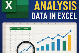 clean, format, merge, split and analyse excel data