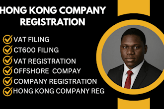hong kong or uae business registration, tax and vat filing
