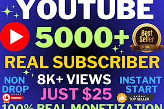 do 1k monetization approved subscriber in your youtube channel organically fast