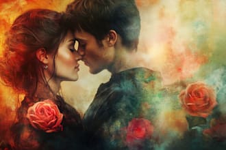 design romance ebook cover or erotica cover