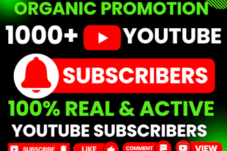 do 1k monetization approved subscriber in your youtube channel organically fast