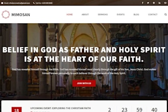 design wix book author website, christian, church, ministry and donation website