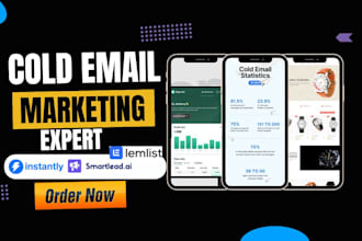 be instantly ai smartlead lemlist expert, for cold email marketing, email warmup
