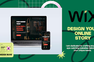 design wix website for small business
