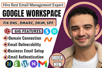 fix or setup dkim, dmarc, mx, spf record for email deliverability, subdomain