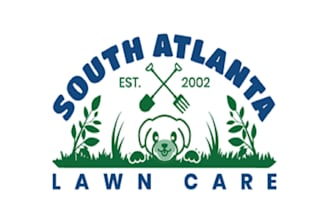 design aesthetics animals lawn care logo