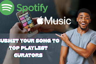submit your music to top active playlists curators on spotify and apple music