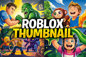 design custom roblox thumbnails