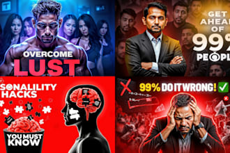 make self improvement thumbnails and ai thumbnails for your youtube videos