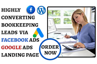 bookkeeping leads accounting leads tax website finance website income tax leads