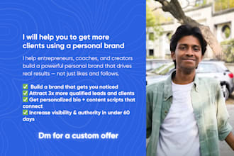 optimize your social media profile to attract high ticket clients