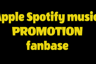 promote your apple music,apple track to organic audiences