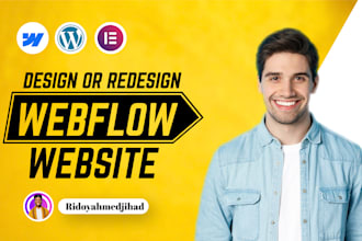 develop responsive webflow website design and redesign