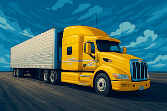 draw car, truck, suv vector, boat, illustration for t shirt