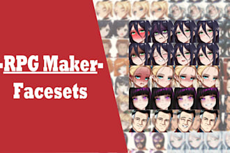 draw facesets of your characters for rpg maker