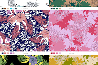 design creative pattern and textile print designs