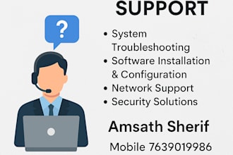do the technical support
