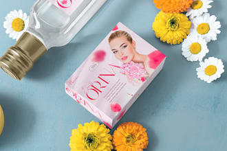 design professional and elegant soap packaging and cosmetic logo