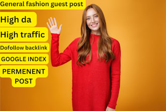 high da general fashion guest post wedding blog cosmetic backlink