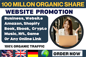 do website promotion, promote website, amazon, product, book, website marketing