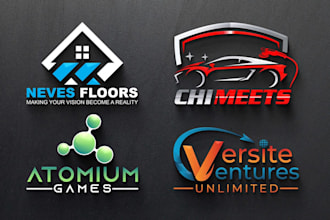 design modern construction, real estate, transport logo