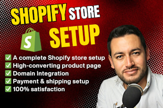 create a complete shopify store for your business