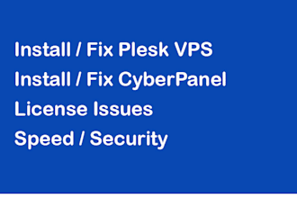 install fix plesk cyberpanel vps issues