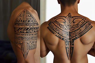 design your polynesian tribal tattoo