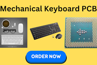 design custom mechanical keyboard pcb and program firmware