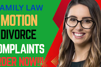 draft your divorce papers, petitions, motions, and lawsuits