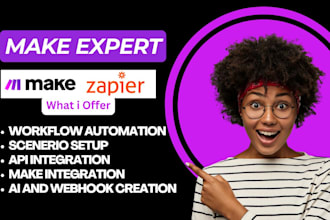 setup make com automation, make com workflow, make automation, make com