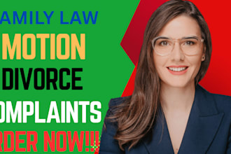 be your civil litigation lawyer and help you prepare lawsuits, motion, complaint