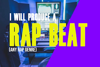produce a rap beat for you
