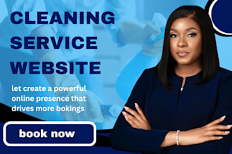 build cleaning service website with booking koala
