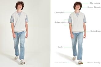 do professional photo editing, background removal, retouching , enhance image