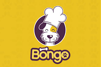 design bongo dog food logo