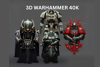 paint 3d warhammer, miniature printing, 40k aos printing, warcraft dnd character