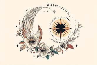 draw tattoo design minimalist tattoo custom tattoo design